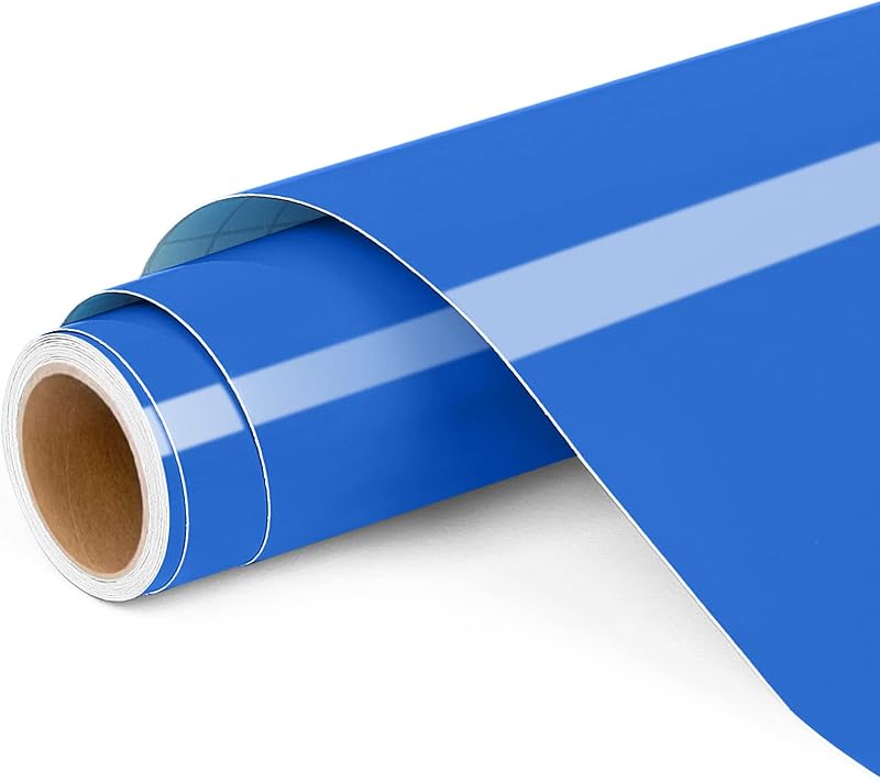 Lya Vinyl Navy Blue Permanent Vinyl Roll 12x4ft for Cricut & Silhouette