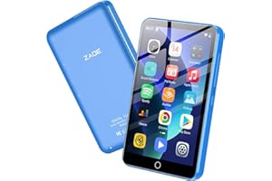 80GB MP3 Player with Bluetooth and WiFi, 4" Touchscreen MP3 MP4 Player with and Speaker, Spotify Music Player with Audible, P