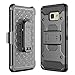 for Samsung Galaxy J5(2017 version) & J5 Prime & ON5(2016 version) & G570 [Steel Clamp] Heavy Duty Advanced Armor Belt Clip Holster With Built-in Kickstand Cell Phone Drop Protection Case Cover