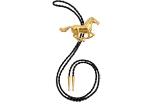 HLYMPONY Vintage Bolo Tie for Men Western Cowboy Cowgirl Rodeo American Flag Eagle Bolo Tie for Women