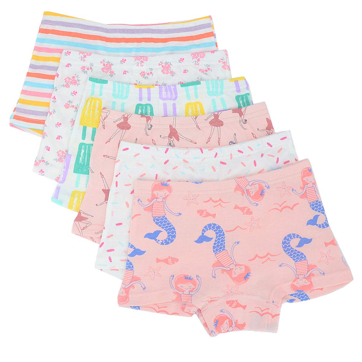 INTIMO Girls Pink and Yellow Power Ranger Underwear 3 Pack