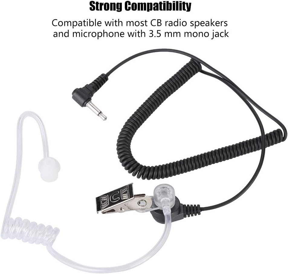 Diyeeni 3.5mm Walkie Talkie Earphone Two Way Radio In Ear Headset with PTT Mic, Acoustic Tube - Image 3
