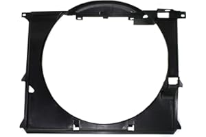 Evan Fischer Fan Shroud Compatible With 1997-1998 BMW Z3, Fits 1996-1999 328i, Fits 1994-1999 M3, Fits 1992-1995 325i, Radiator-Mounted Single fan design Fits Radiator Fan BM3110101