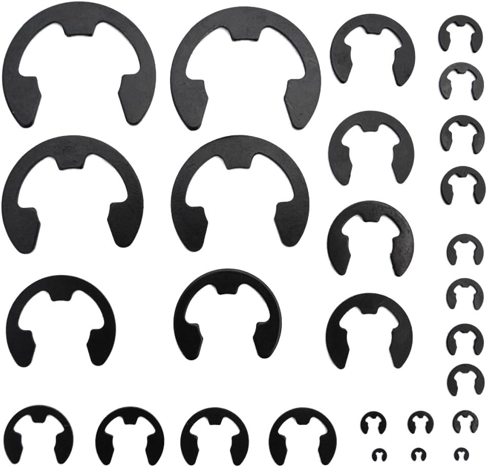 28 Piece ASSORTMENT E CLIPS CIRCLIP SNAP RING CLIP Amazon.co.uk DIY