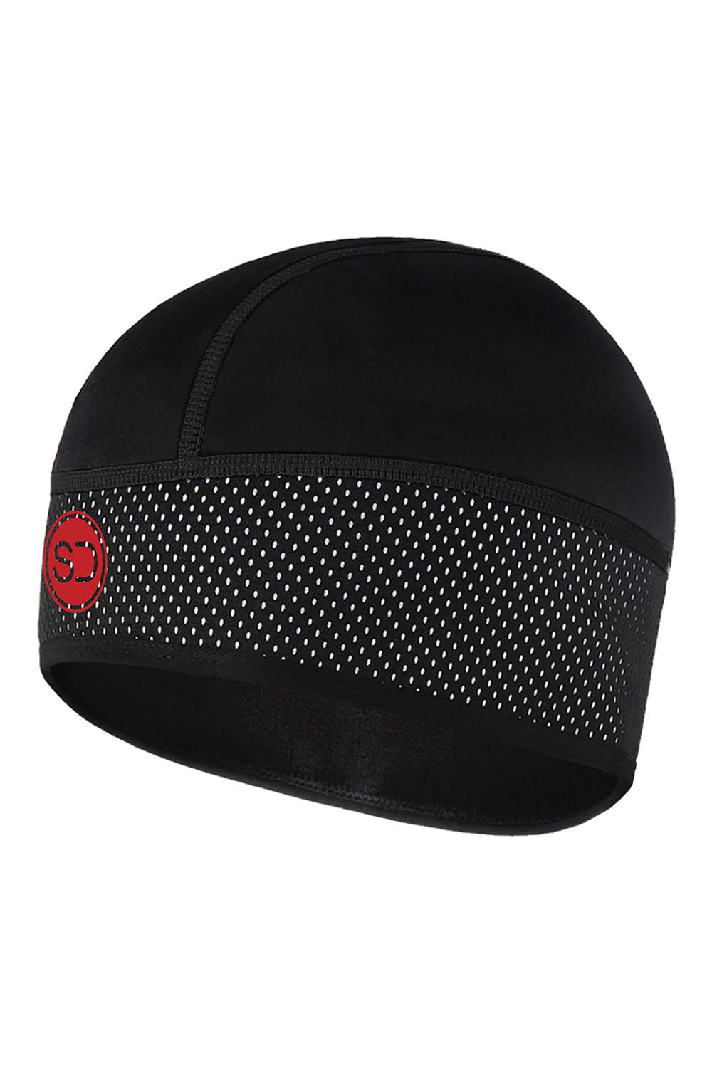 Sundried Cycle Skull Cap Running Cycling Winter Under Helmet Athletic Beanie Hat Black