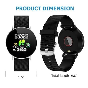 Gearlifee Fitness Tracker, IP68 Waterproof Reloj Pulsera con ...