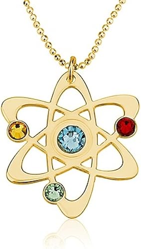 Wissenschaft Symbol Halskette Halskette Chemie Atom Molekul Halskette 40 Cm Amazon De Schmuck