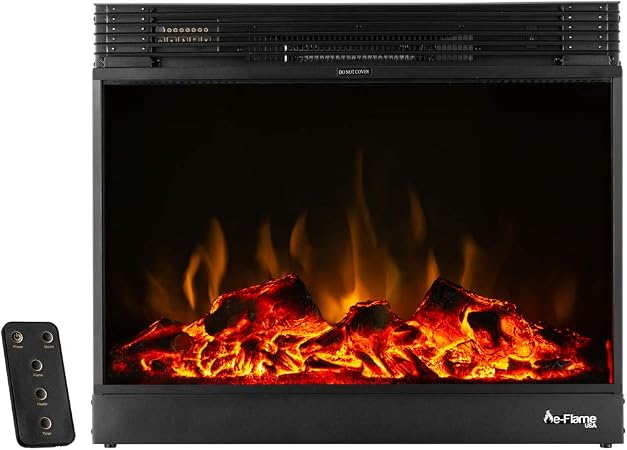 eFlame USA Vermont Electric Fireplace Stove Insert with