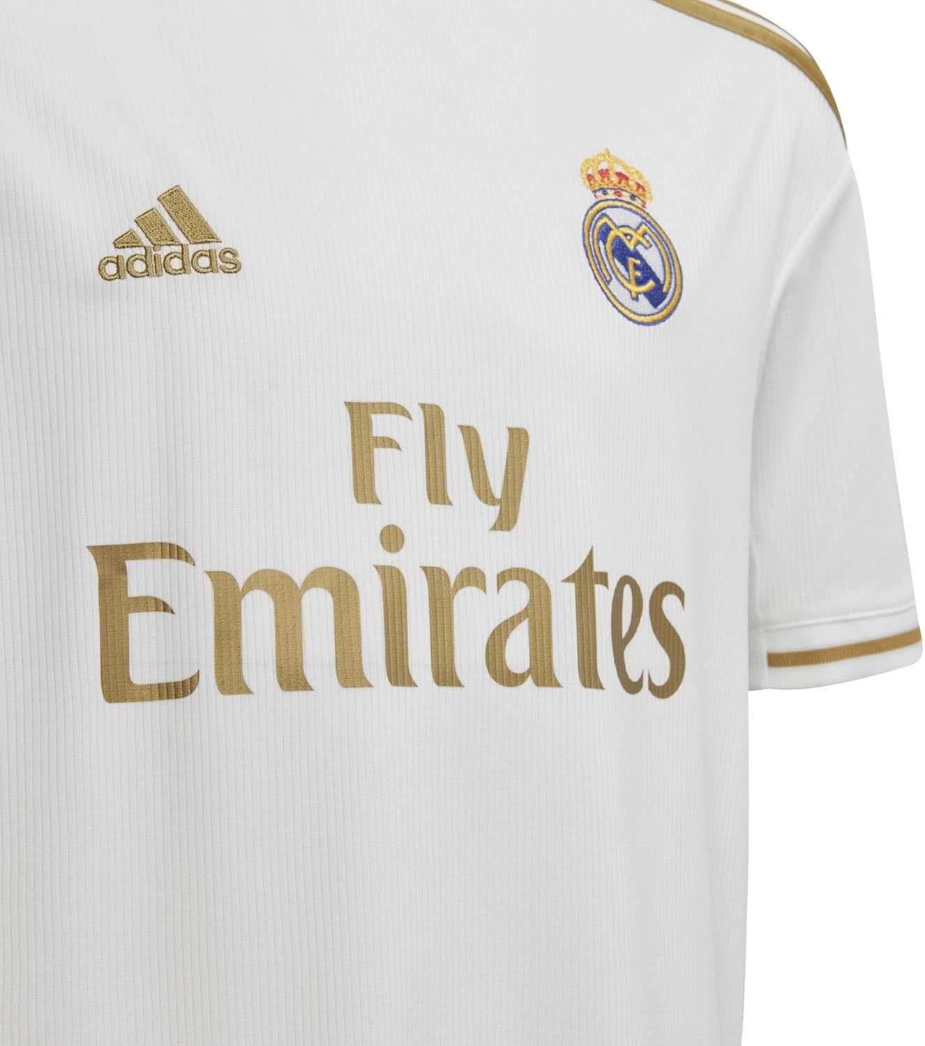 real madrid white and gold kit