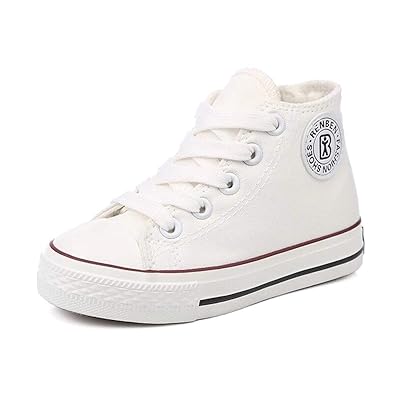 Kids Canvas High Top Sneakers with Side Zipper Philippines Ubuy