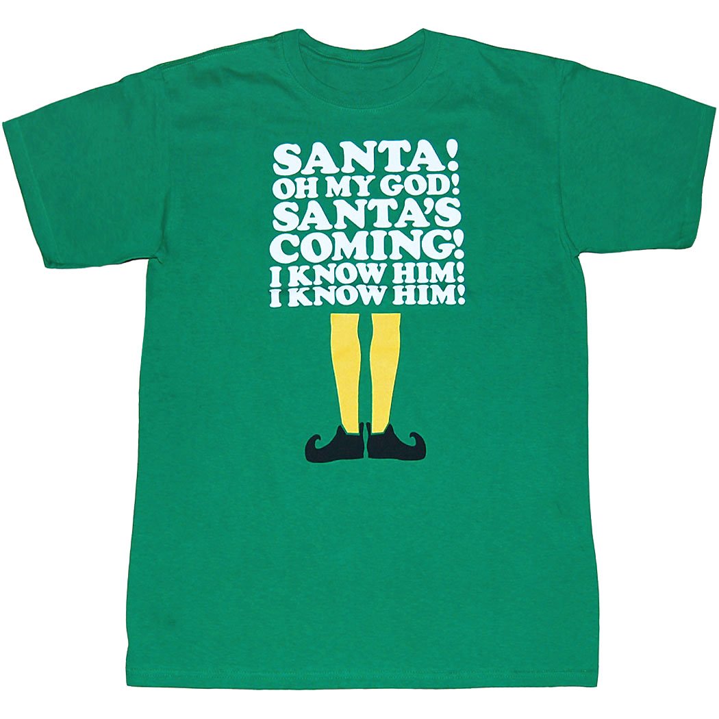 Elf Movie Santa S Coming T Shirt 2423 Kitilan