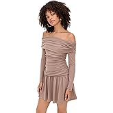 Susana Monaco Women's Off-Shoulder Gathered Dress