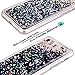 iPhone 7 Case, iPhone 7 Flowing Liquid Case, WeLoveCase 3D Creative Floating Luxury Bling Sequins Shiny Sparkle Glitters Adorable Quicksand Hard Case with TPU Bumper Frame for iPhone 7 4.7