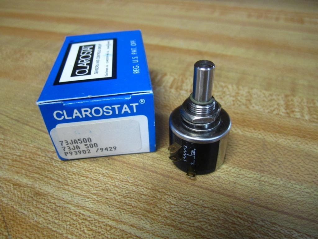 Rotary Potentiometer Wirewound 500 Ohm 2 W A 5 73 Series 10 Turns Linear Electronic Components Amazon Com Industrial Scientific