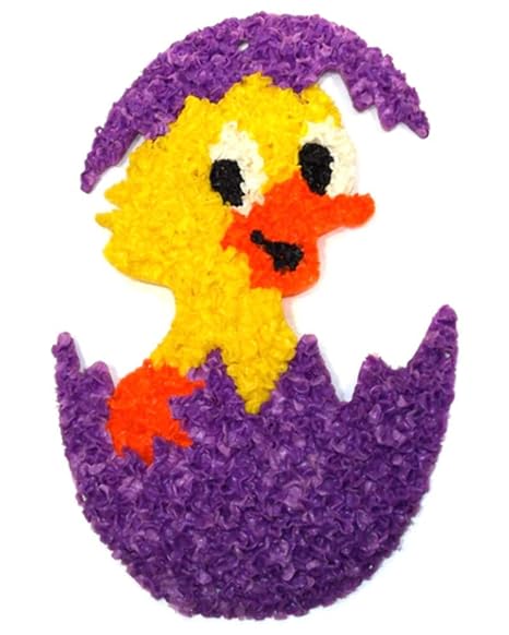 Amazon Com Vintage Nos Baby Duck In Purple Egg Melted Plastic