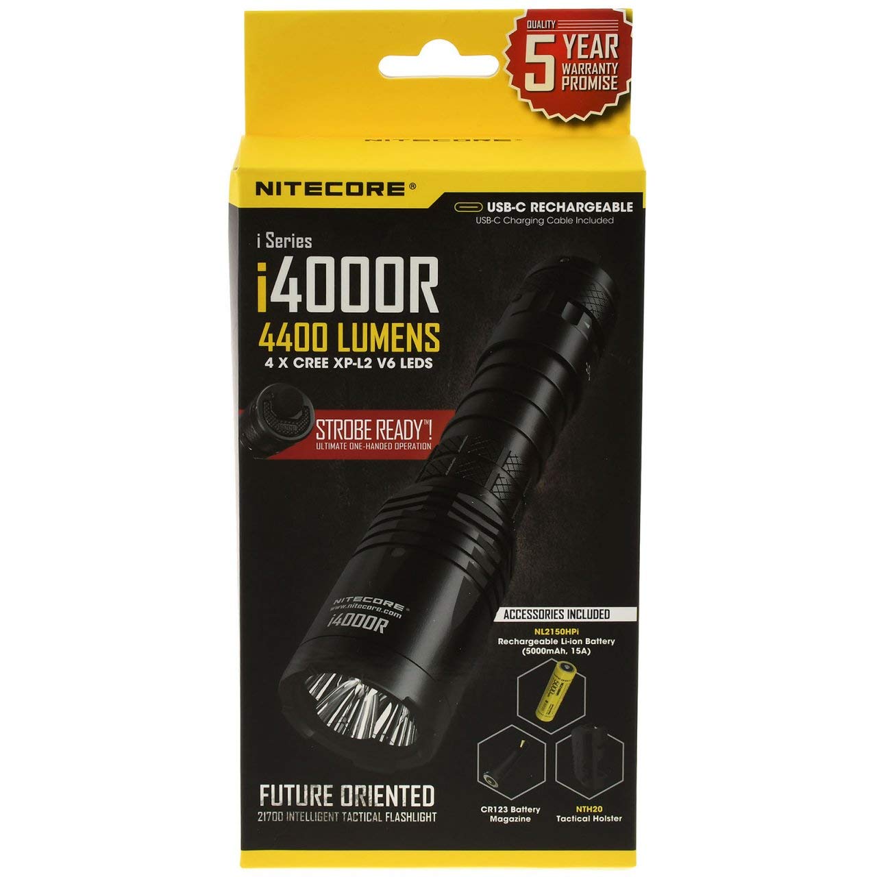 Nitecore i4000R Torch - Black