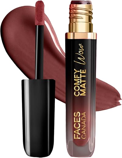 Faces Comfy Matte Wow Liquid Lipstick Cocoa Crush 07 3.8ml Long Lasting