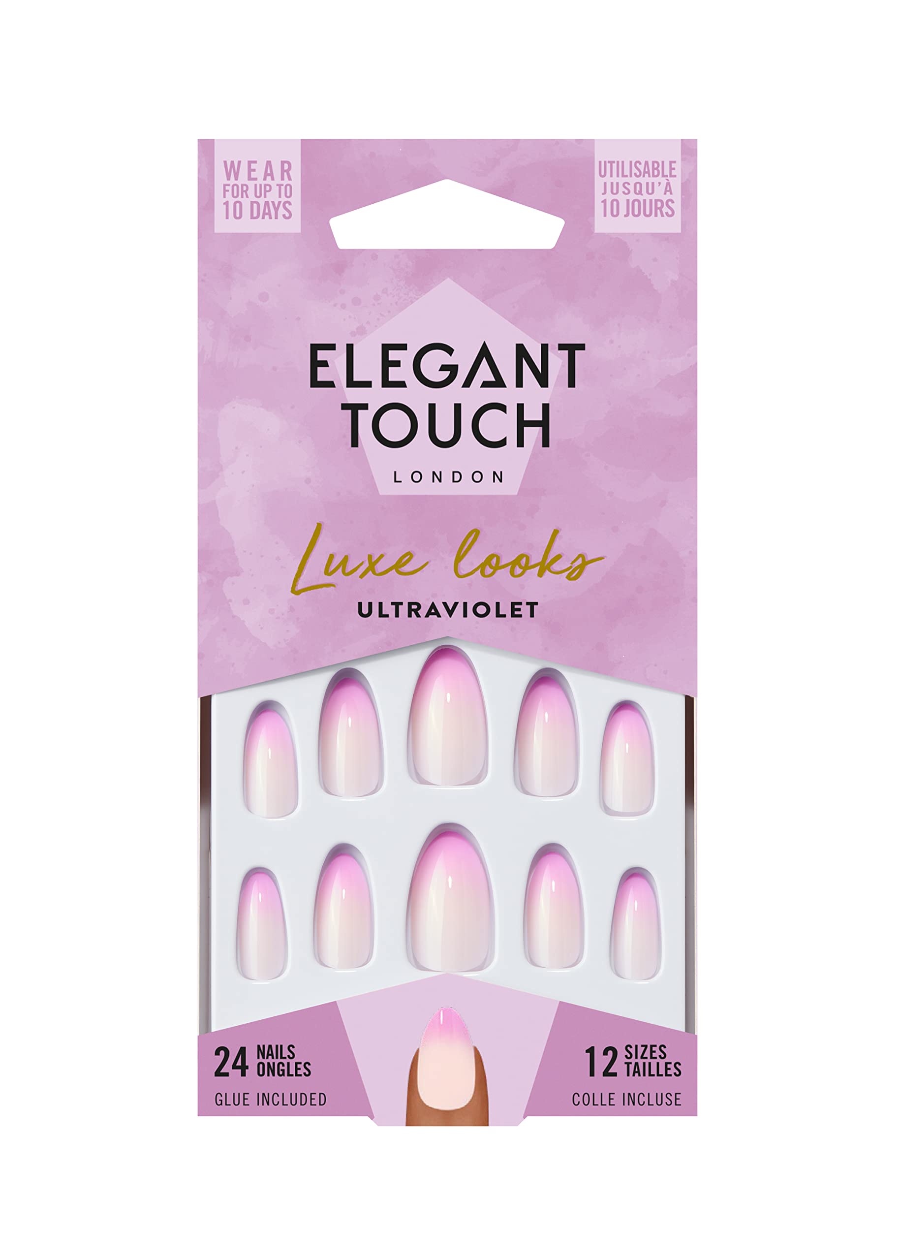 Elegant Touch Luxe Looks - Heatwave, 12 Nail sizes