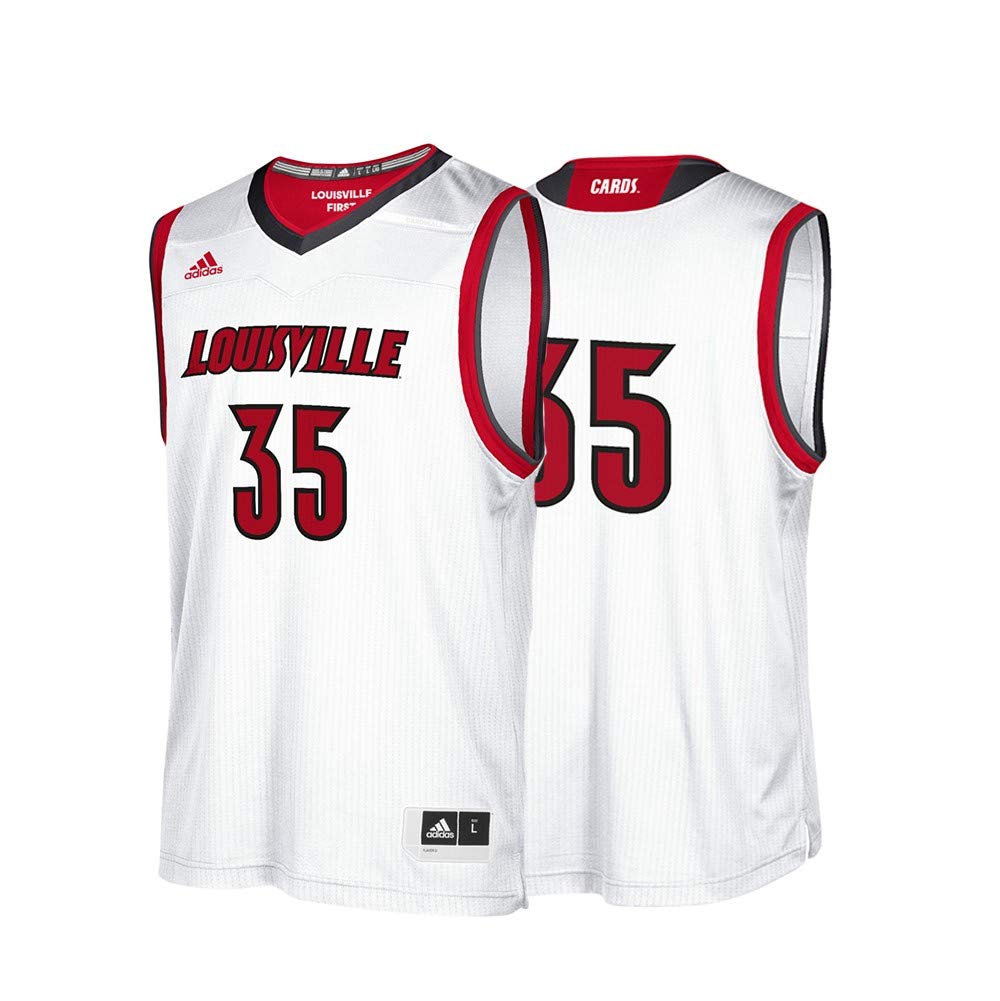 adidas Louisville Cardinals NCAA 35 White Replica