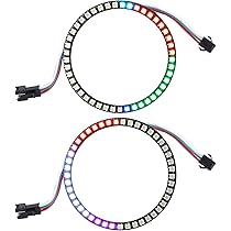 かにちゃん リングライト Amazon.com: Sparkleiot 45 Bits WS2812 RGB LED Ring with SM2