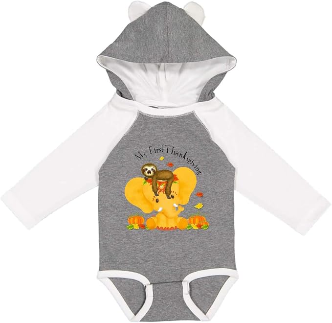 Amazon.com: inktastic My First Thanksgiving Elephant Etana ...