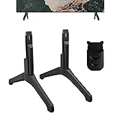 TV Base Stand for Samsung TV Legs Replacement Only for UN50TU7000FXZA UN55TU7000FXZA UN58TU7000FXZA UN50TU7000 UN55TU7000 Not Universal TV Legs for Samsung with Remote Holder Only for Model We List