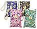 Beeraemon Bamboo Charcoal Purifying Bag, Natural Air Purifier with 100% Activated Charcoal, 4 Bag per Pack (100g each) Floral Design Deodorizer and Freshener, Odor Removal for Home and Outdoor