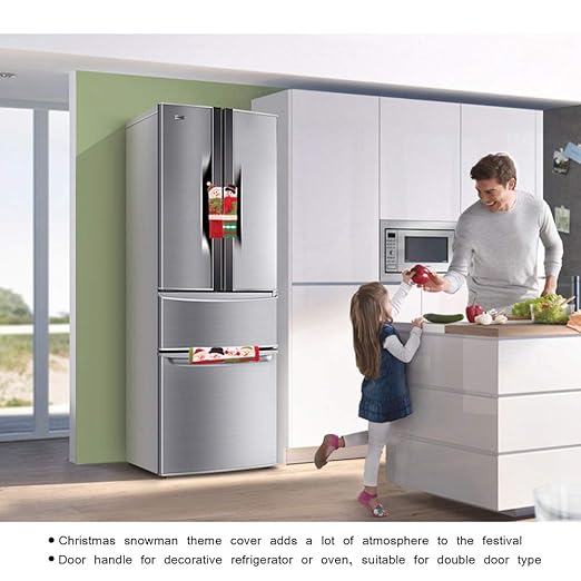 Kylewo 3 x Guantes aislantes de microondas navideños manija de la ...