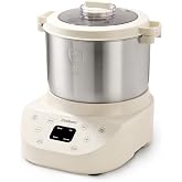 Joydeem Electric Dough Maker, 9.5Qt with Winter &amp; Summer Fermentation, Dual Functions (MIX for Dough/Kneading, BLEND for Filling) - Ideal for Bread, Pizza, Roti, Dumplings, Sourdough, HMJ-A901