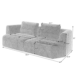 Sofa in a Box Oversized 3 Seater Memory Foam