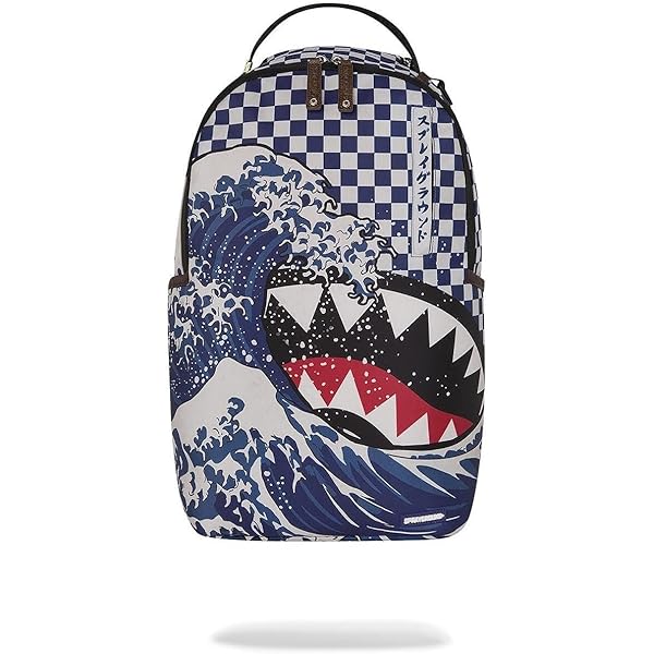 Sprayground Madagascar Checker Smash DLXSV Backpack, Unisex, Brown