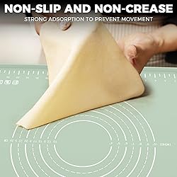Silicone Baking Mat 32" x 24", Extra Thick Dough