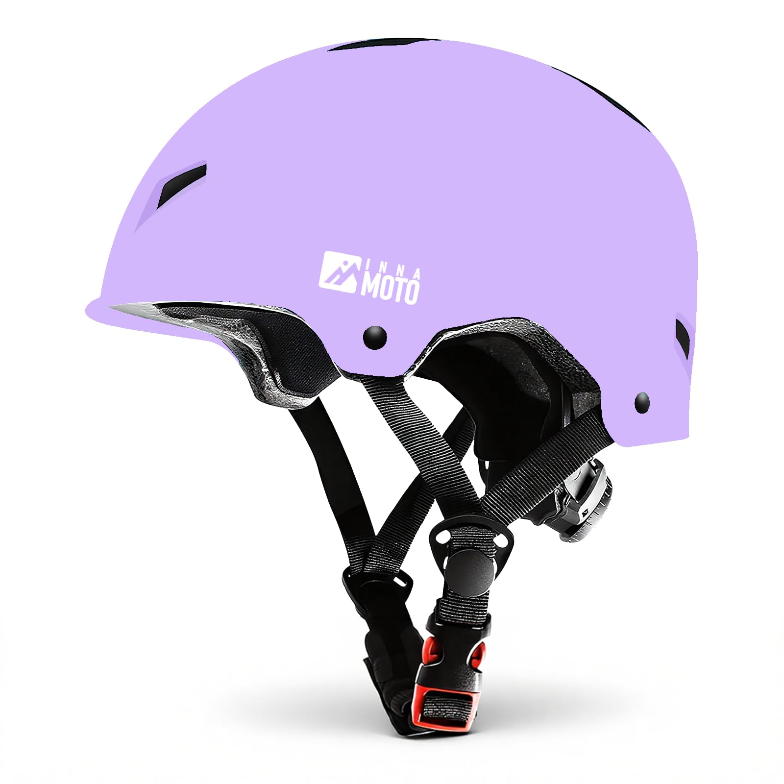 Skateboard Helmet for Adults - Adjustable Certified Safety Adults Helmet for Skateboarding Bike Bicycle Scooter Cycling Skate Skating Multisport Helmets for Women Men Boys Girls Kids Youth Image