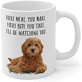 Lovesout Funny Goldendoodle Red Golden Gifts For Women Mother's Day 2026 Every Meal You Make Every Bite You Take Coffee Mug Ceramic Cup White 11oz