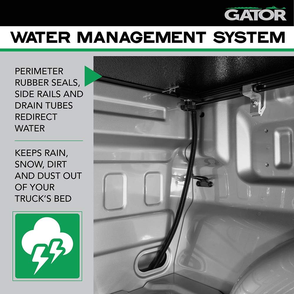 Amazon Com Gator Efx Hard Tri Fold Truck Bed Tonneau Cover Gc14024 Fits 2020 2021 Chevy Silverado Gmc Sierra Hd 2500 3500 6 9 Bed 6 10 Bed 82 2 Product Description Made In The