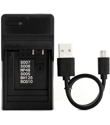Amazon.com : Micro USB Battery Charger for Panasonic Lumix