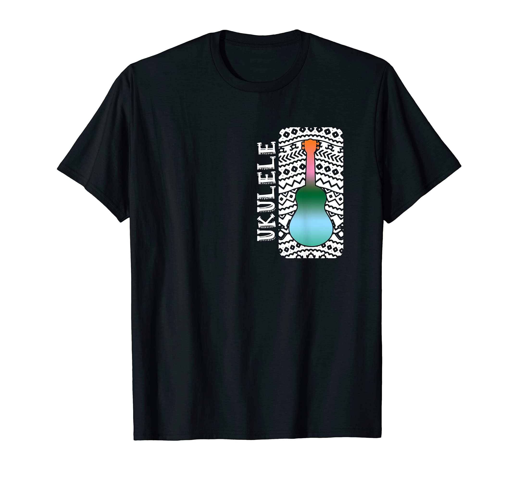Ukulele Musician Hawaii Hawaiian Aloha Acoustic Uke Guitar T-Shirt