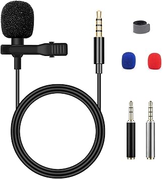 Microphone Pour Smartphone Blusmart Condensateur Omnidirectionnel Microphone Pour Iphone Android Smartphone Macbook Ipad Ipod Touch Pc Avec Lapel Clip And Adapter Amazon Fr Informatique