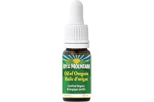 JOY OF THE MOUNTAINS 100% Wild Organic Oregano Oil - 10ml / 0.33 OZ
