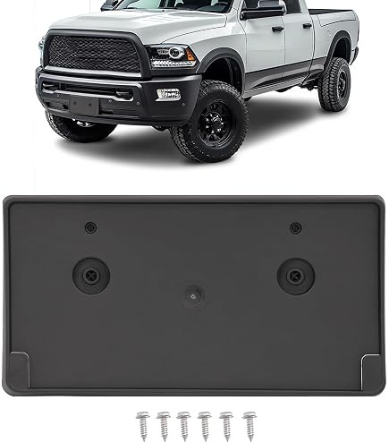 RLB-HILON Front License Plate Bracket Compatible With Dodge Ram 2500 3500, For 2018 Year Model, For 68375635AA, Frames - Canada