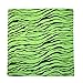CTM® Womens Cotton Neon Zebra Print Bandanas