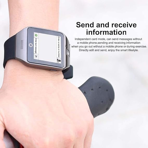 LayOPO Q18S - Reloj Inteligente con cámara HD NFC, Bluetooth ...