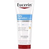Eucerin Daily Hydration Cream SPF 30, 8 OZ | Body Moisturizer with Broad Spectrum SPF 30 Sunscreen, 24 Hours of Hydration, For Normal to Dry Skin