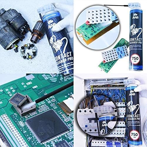 AABCOOLING Contact Cleaner PRO 750ml, Powerful Contact Cleaning Agent, MAF Cleaner, Contact Cleaner Spray, Dust Spray - Image 4