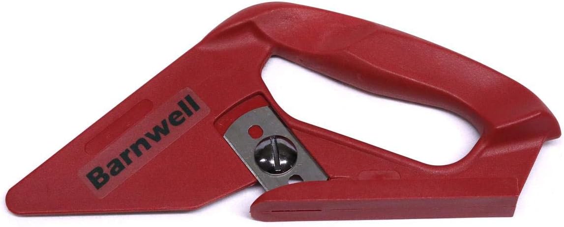 Barnwell Red Row Carpet Cutter for Jute Backed Carpets Flooring Cutting Trimmer Tool, 3.46' x 8.11'