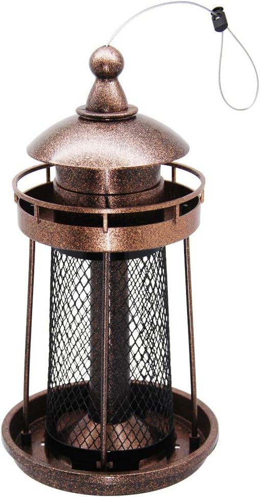 Twinkle Star Wild Bird Feeder Hanging for Garden Yard Outside Decoration, Lighthouse Shaped : Garden & Outdoor