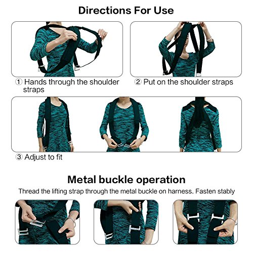 2 Shoulder+Moving+Lifting+Straps+Adjustable