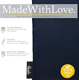 Qomfor Microwavable Wheat Bag Dark Blue Lavender Scent 3-Chamber 46x12 cm view 4