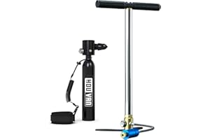 HOUVAN Mini Scuba Tank 0.5L Capacity Inflatable Diving Tank DOT Certified Up to 10 Minutes of Underwater Breathing Portable Scuba Tank up to 33feet for Underwater Work/Underwater Recreation