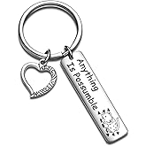 DZOSW Possum Inspired Gift For Cousin Gift Possum Father Keychain Possum Whisperer Keychain Possum Keychain